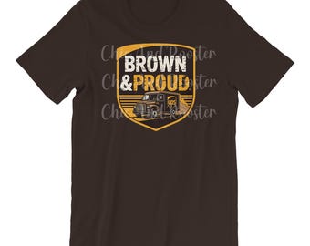 Brown and Proud UPS Shirt, United Parcel Shirt, Warehouse Worker Shirt