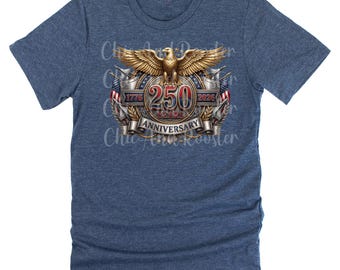 4. Juli 250 Feier Silver Shield Herren Hemd Amerikanischer Unabhängigkeitstag 1776 Vaterländischer USA Grafik Freiheit Jahrestag Casual T-Shirt