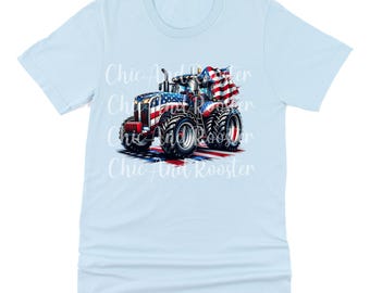 Amerikanische Flagge Farm Verräter Herren T-Shirt Patriotisch USA Grafik T-Shirt Lustig Politischer Stil Shirt Rot Weiß Blau