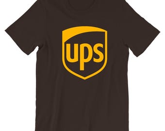 Brown UPS Shirt, United Parcel Shirt, Warehouse Worker Shirt