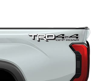Pair TRD 4x4 Off Road Decal Vinyl Sticker fit for Tundra 2023 Truck