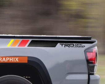 TRD Off Road Stripe Vinyl Stickers Decals for Toyota Tacoma
