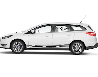 Side Rocker Panel side stripes decals Graphic Kit