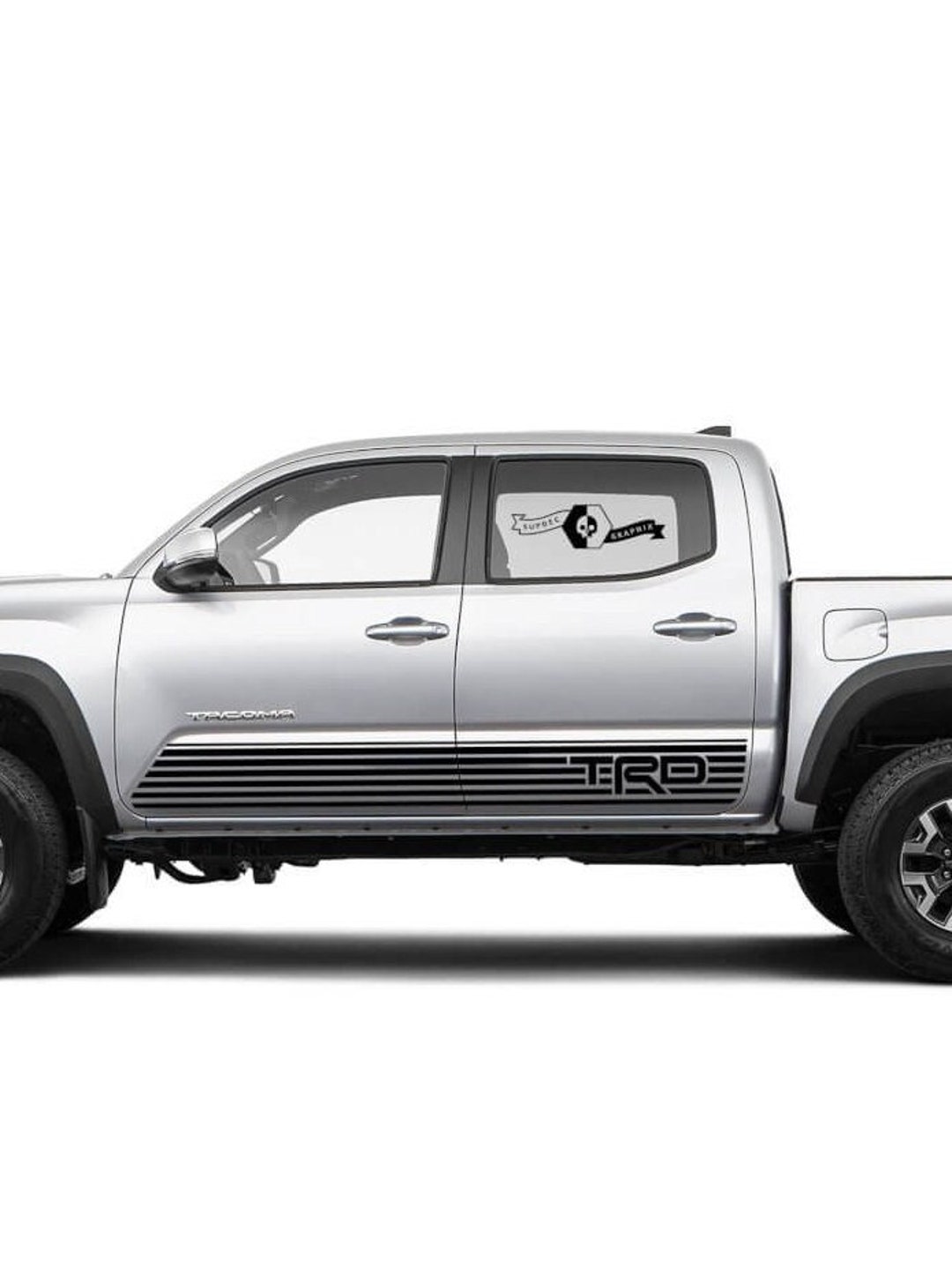 2X Side Line Vinyl Decals Rocker Panel Racing Graphics Sticker Kit off ...