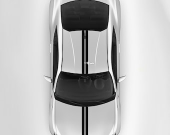 Hood Roof Trunk Racing Stripes Graphics Decals Stickers fit to Toyota GR86