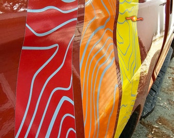 Heritage Stripes with Topographic Lines, PRO Off-Road for Toyota Tacoma Tundra