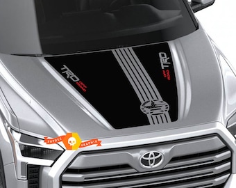 New Tundra 2022 Hood TRD SR5 Military Star Wrap Decal Sticker Graphics SupDec Design