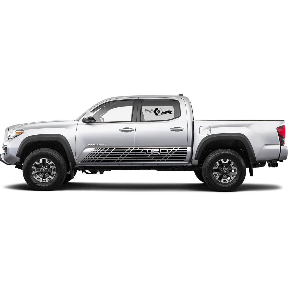 Car Rocker Panel Decals 2X Side Vinyl Decals Rocker Panel Graphics Racing Sticker Kit off Road ...