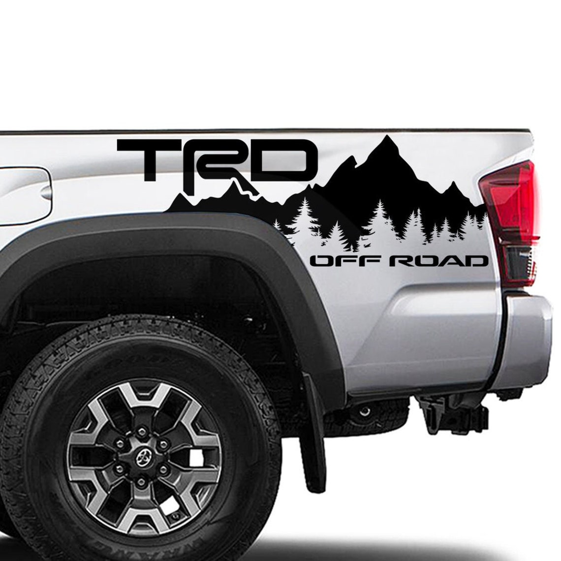 Side Decals Stickers With Mountains and Trees for TRD off Road Truck 20162022 Etsy