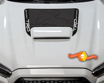 Tacoma TRD Sport PRO Hood Scoop Racing 2 colors Decal Graphics 2016-2023