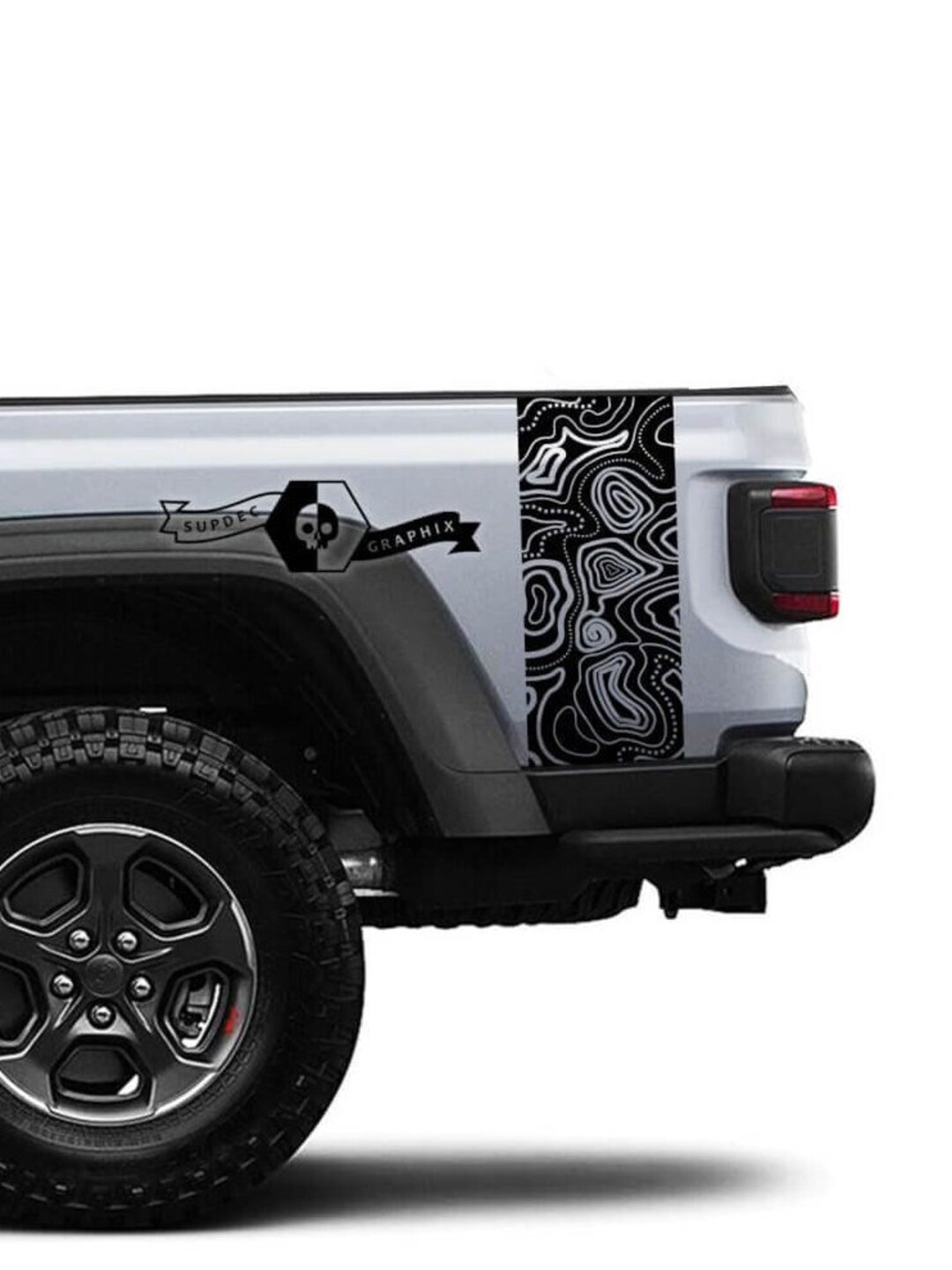 2 Side Graphics Rear Truck Vinyl Wrap Decal Contour Map Stripe Sticker Fit to Gladiator Etsy 2 Side Graphics Rear Truck Vinyl Wrap Decal Contour Map Stripe Sticker Fit to Gladiator Etsy