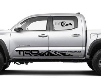 2x TRD off road Mountains Style for Side Rocker Panel Truck Decals Stickers for Tacoma