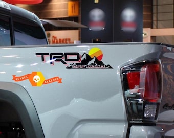 TRD Off Road Sunset Decal – 4x4 PRO Side Vinyl Stickers