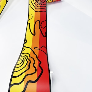 Stripe Decal Sticker With Topographic Map Vintage Colors for TRD off ...