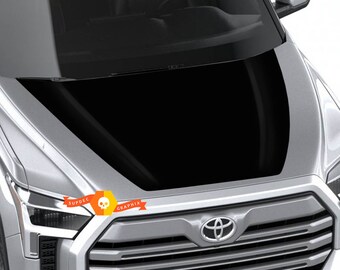 Gran TUNDRA Hood Solid BLACKOUT Graphics Sticker para 2022 modelos SupDec