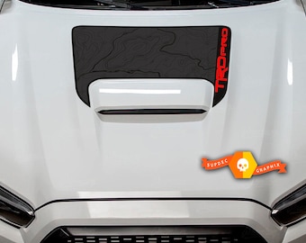 Tacoma TRD Sport PRO Hood Scoop Racing 3 colors Decal Graphics 2016-2023