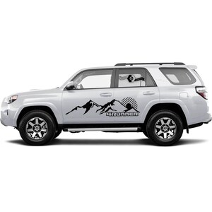 Mountains Sunset Decals Stickers for Side Doors Panel fit to Toyota 4Runner