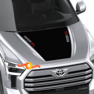 New Tundra 2022 Hood TRD SR5 Off Road Wrap Decal Sticker Graphics SupDec Design