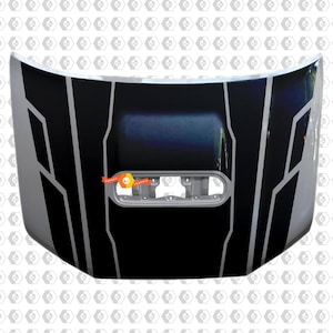 TRD 4Runner Hood Decal with Scoop Stripes Vinyl Sticker 5th Generation Toyota 4Runner