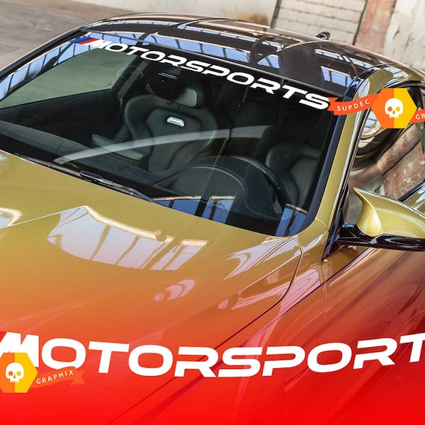 Motorsport Windshield Banner Etsy