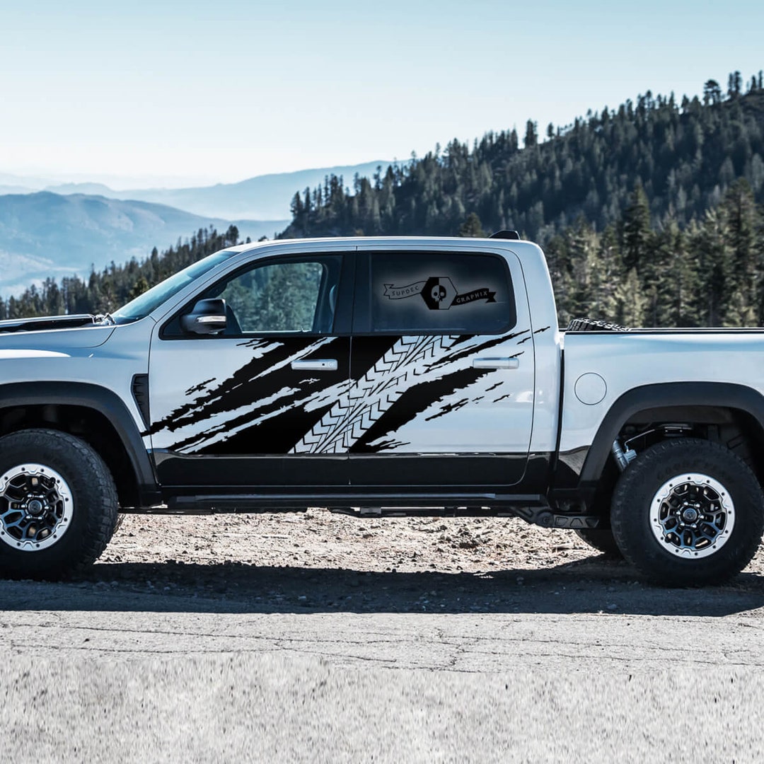 Mud Tire Track Vinyl Decal for Ram 1500 TRX Side Doors - Etsy