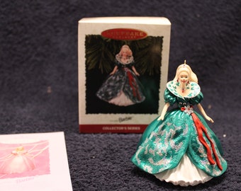 1995 hallmark holiday barbie ornament