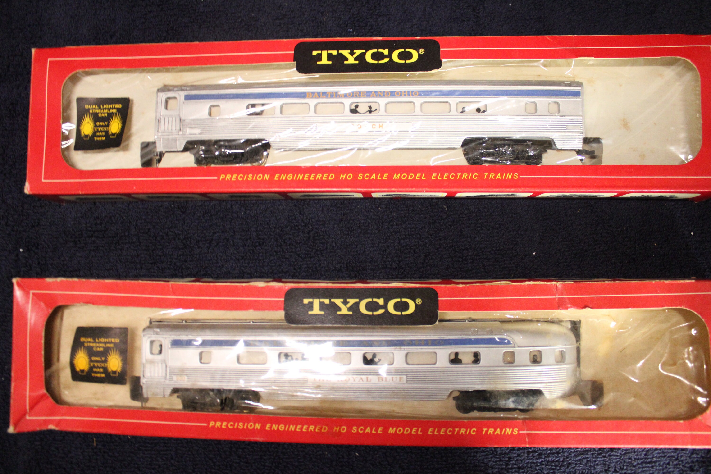 HO Scale Tyco Mantua Baltimore and Ohio Royal Blue Passenger cars munimoro.gob.pe