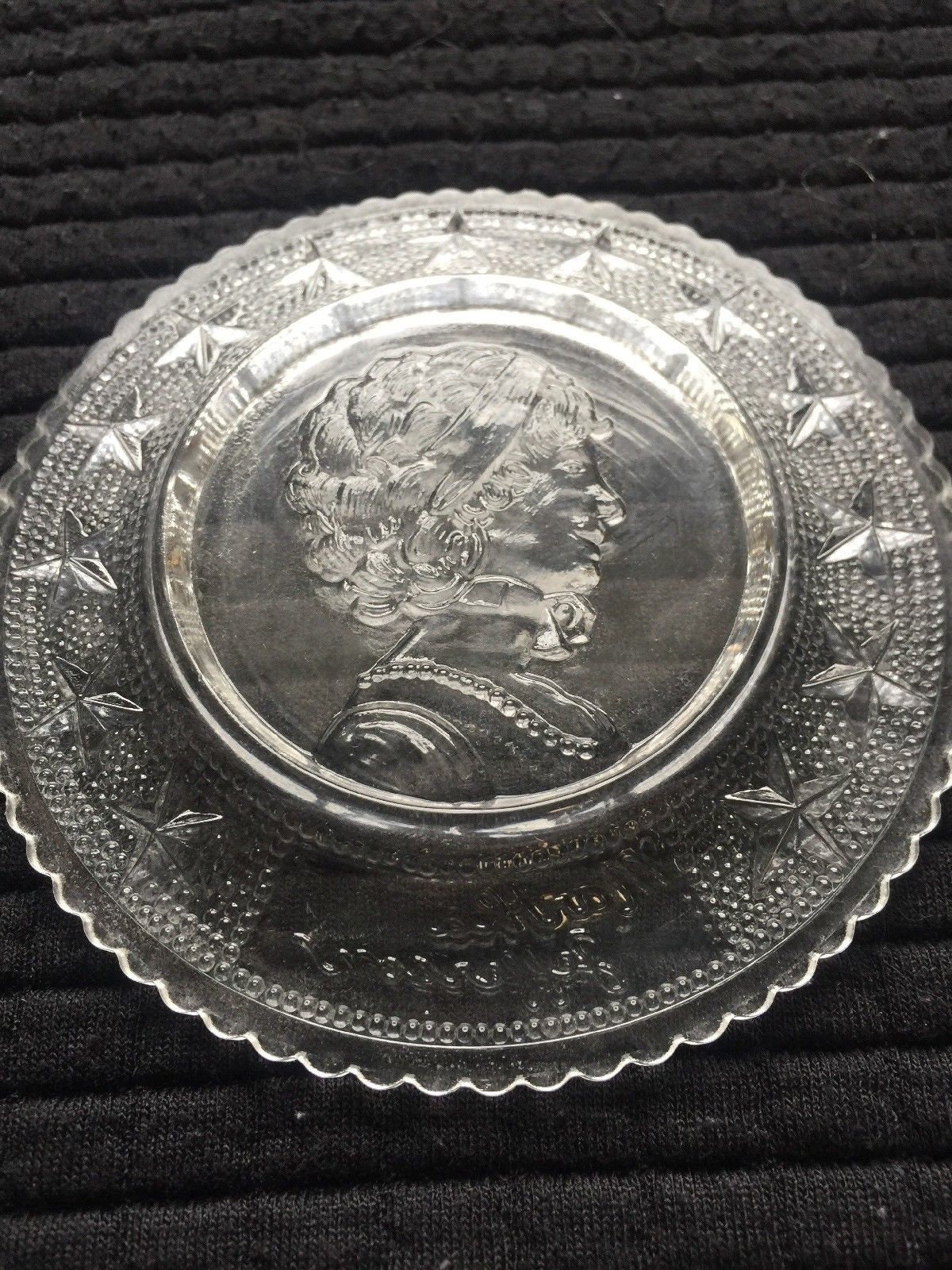 Set of 3 EAPG Sandwich Glass Cup Plate Martha &thomas Etsy