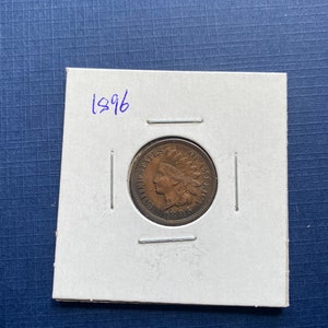 1896 Indian Head Penny Cent Box 11 Bg2