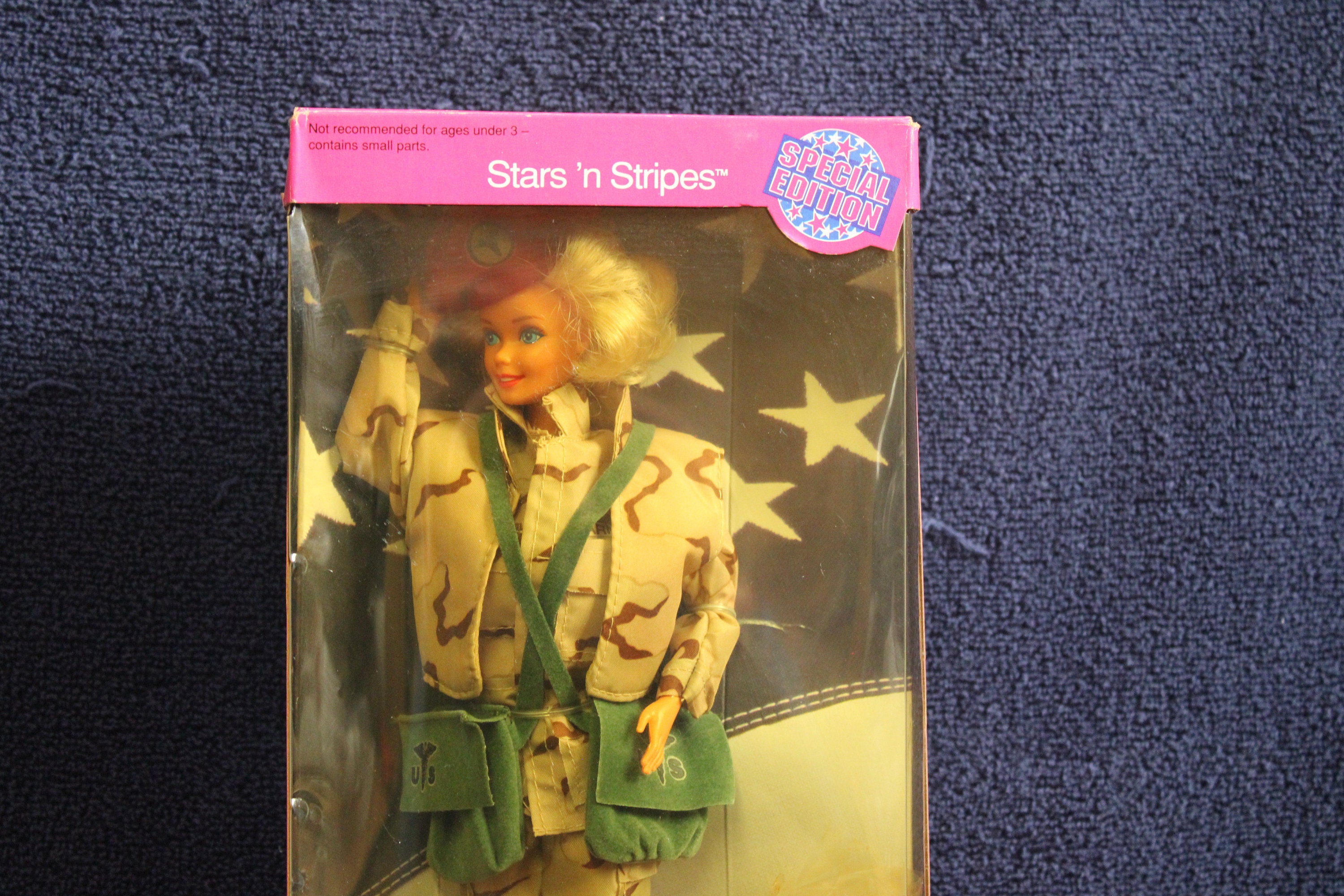 1992 Stars n Stripes Army Barbie Doll Special Edition GB2 60 Etsy