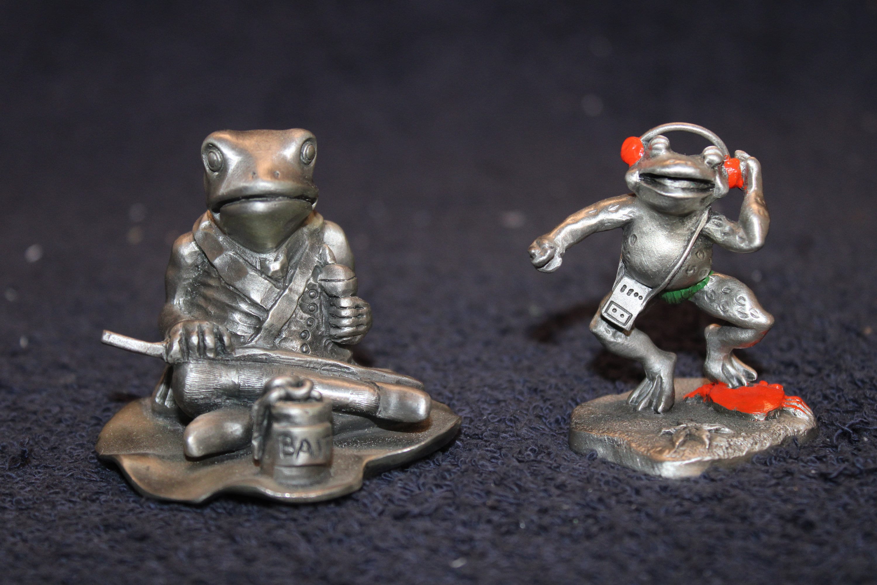 Choice: Schmid Beatrix Potter Pewter Mr Jeremy Fisher OR Hudson