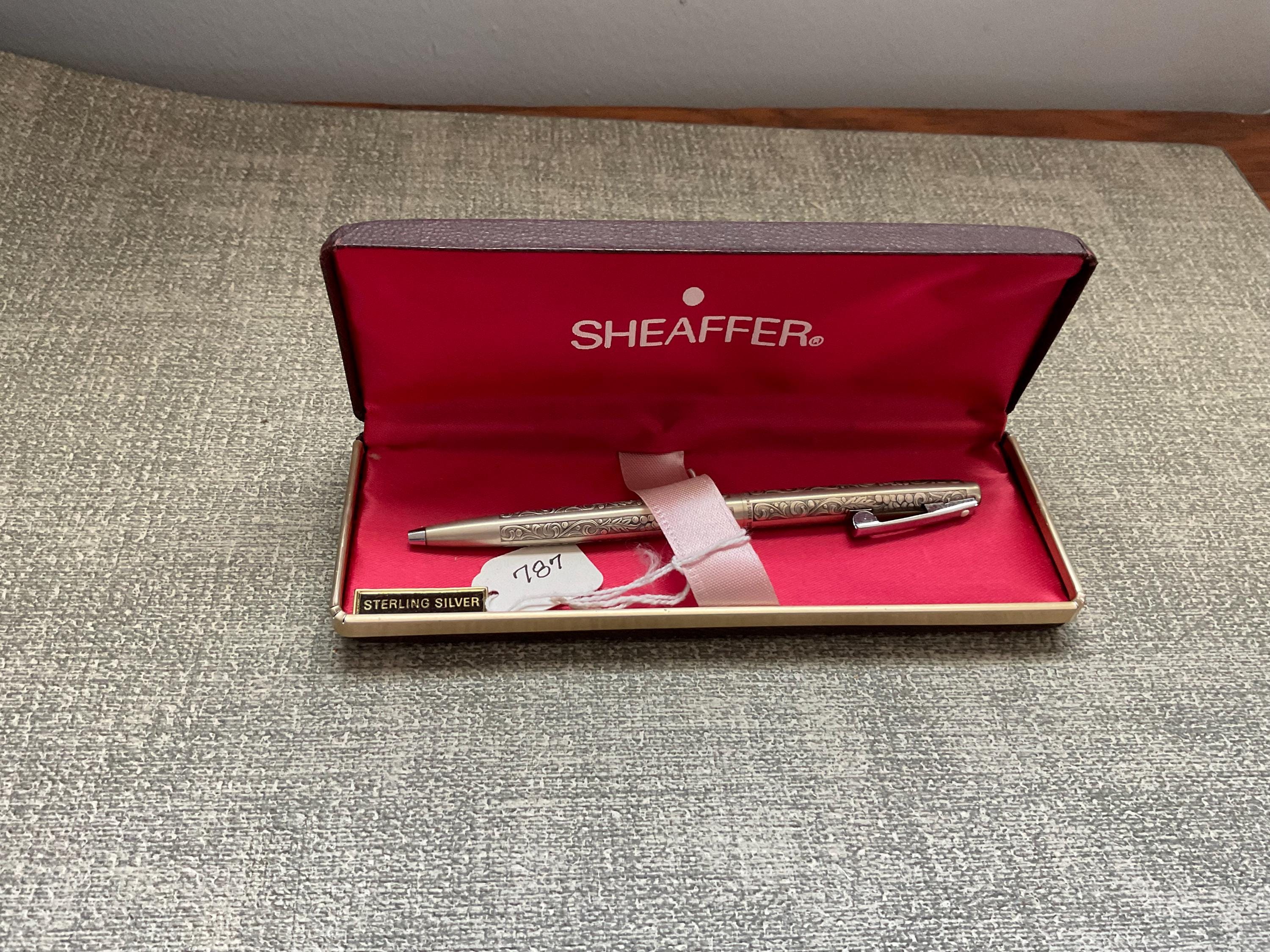 Vintage Sheaffer Sterling Silver Ballpoint Pen P1-787