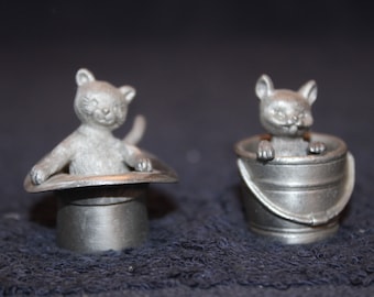 Choice: Vintage Hallmark Little Gallery Fine Pewter Girl With Pink