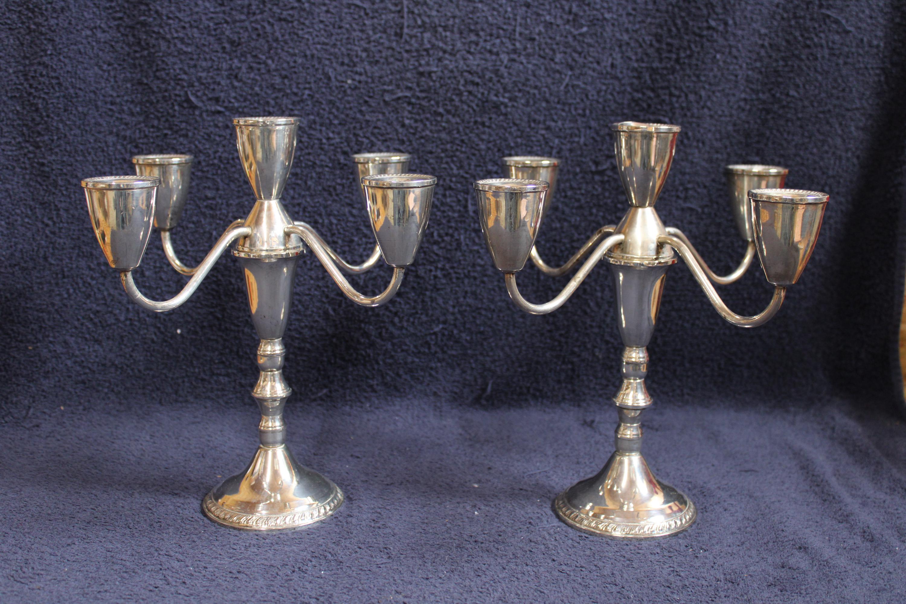 アメリカ製 Duchin Creation スターリングキャンドルスタンド Vintage