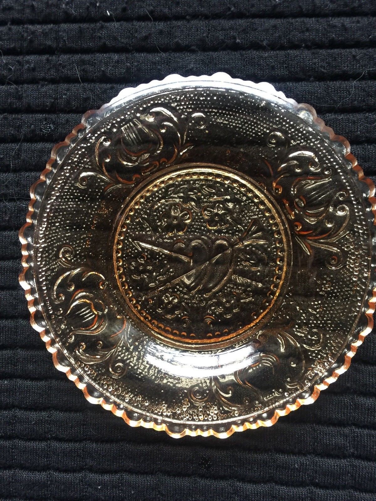 Set of 3 EAPG Sandwich Glass Cup Plate Martha &thomas Etsy