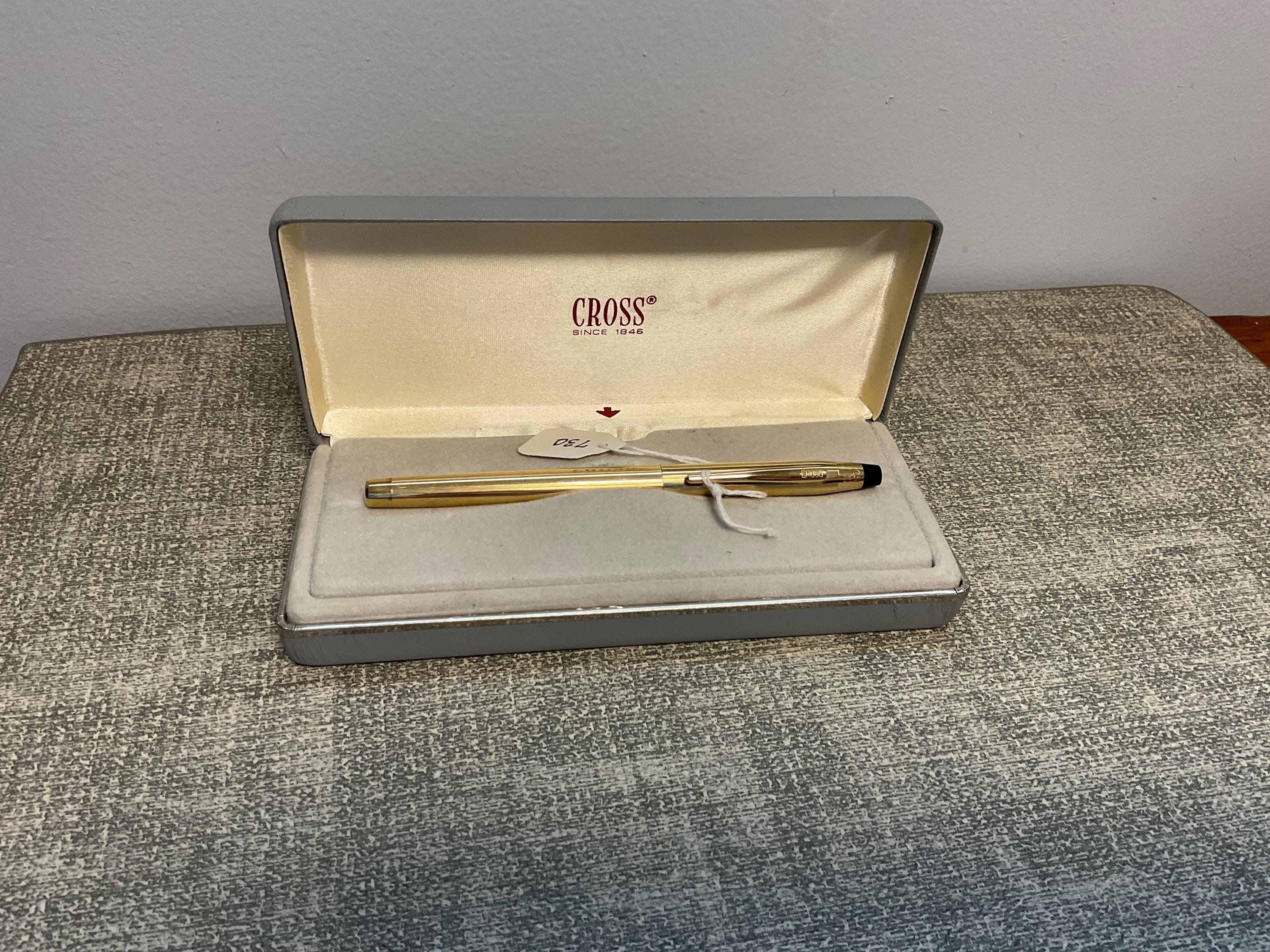 CROSS Fountain Pen 1/20 10K Gold Filled With 14K 585 Gold Nib P2