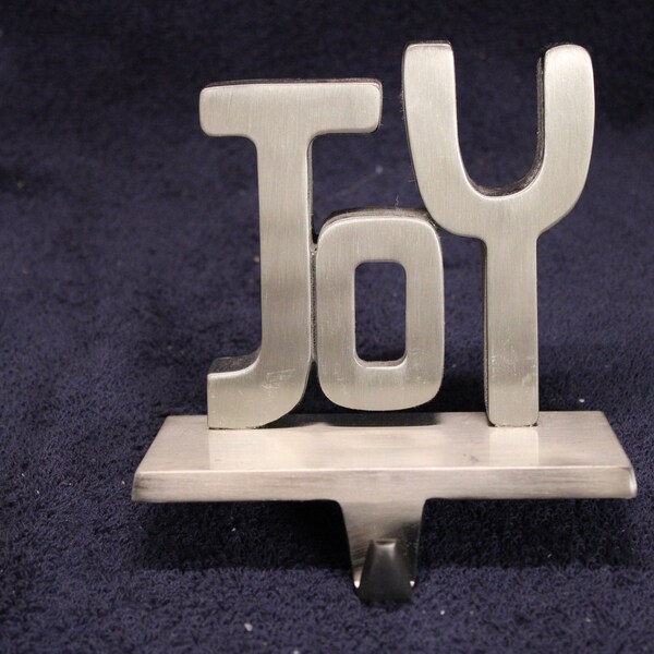 Joy Stocking Holder Etsy
