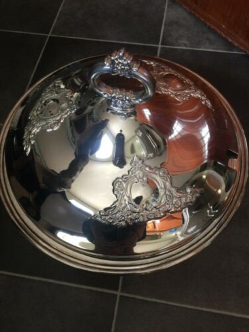 Oneida Silver Soup Tureen/punch Bowl With Lid Etsy