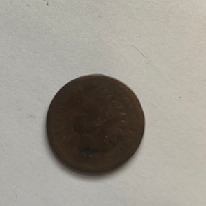 1874 Indian Head Cent Penny Box #2 Item #20 A