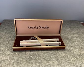 Mint Sterling Silver Sheaffer Targa 1004 Fountain Pen - Etsy