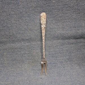 A. Jacobi & Co. Repousse Picle Fork T#4-25 Monogrammed