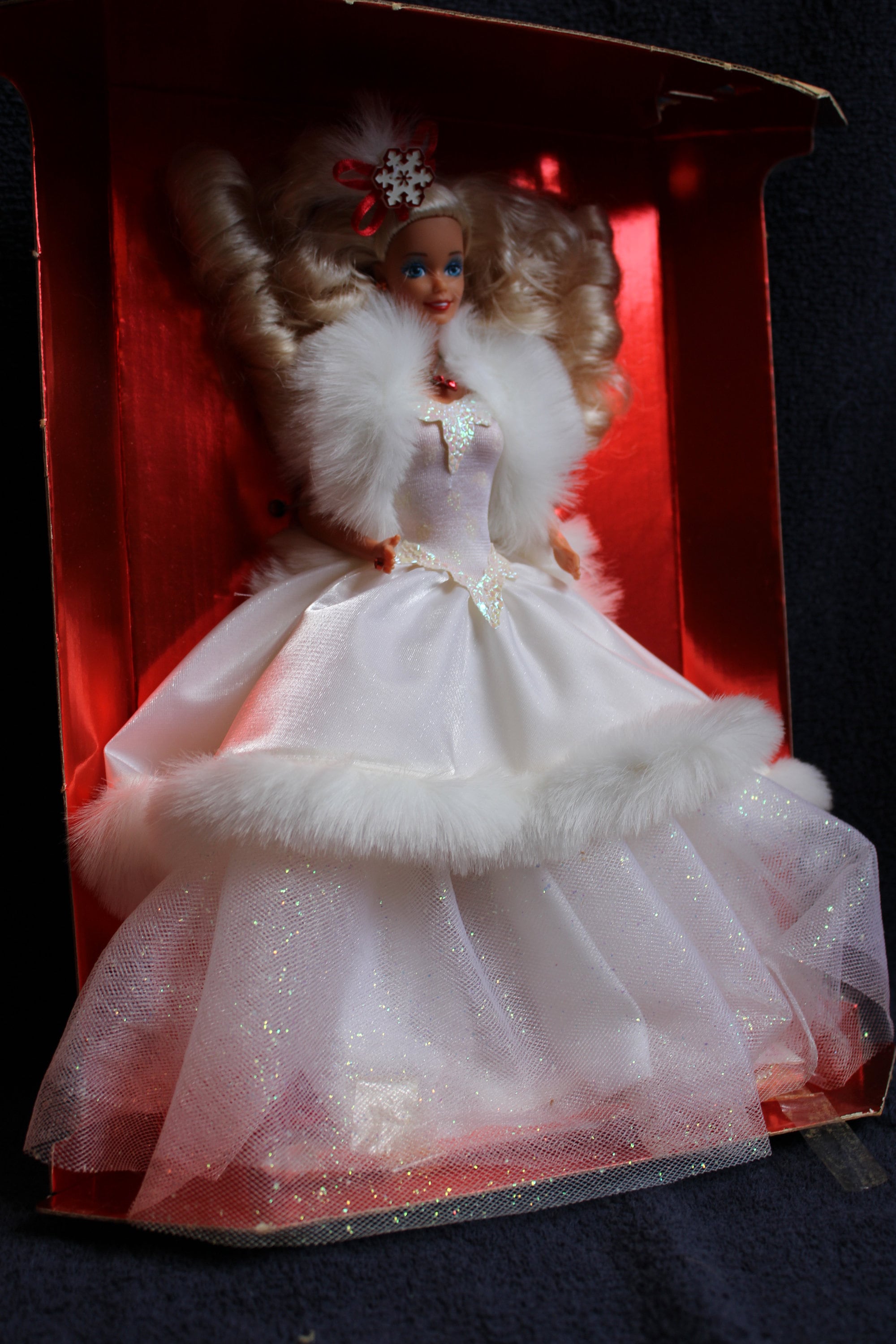 Barbie Happy Holidays 1989 - Édition Spéciale Mattel - NEUVE En Boîte (Plexi Jauni)