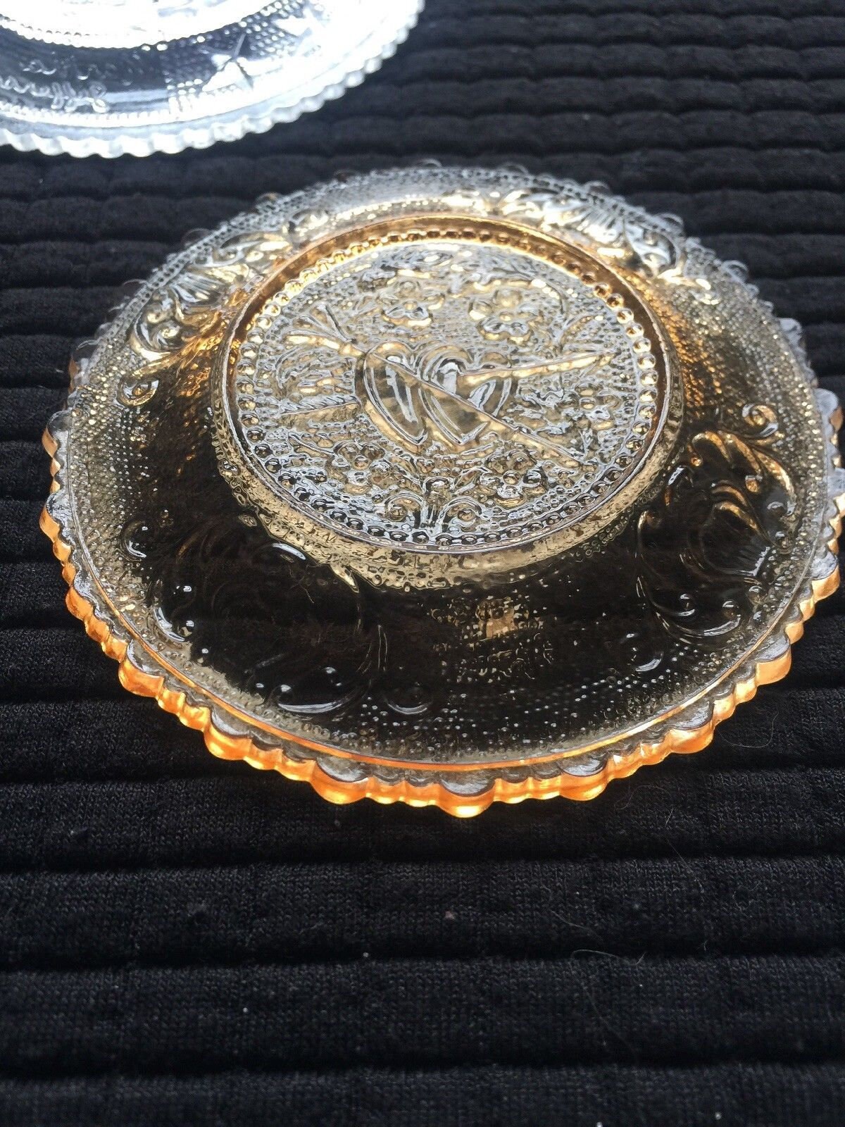 Set of 3 EAPG Sandwich Glass Cup Plate Martha &thomas Etsy