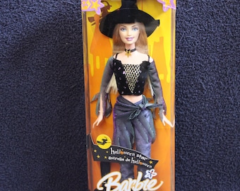 Barbie Halloween Treat Doll, NRFB Purple Halloween Witch Barbie