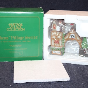 Dept 56 Dickens Village Series &quot;POSTERN&quot; #98710 10TH Anniversary Edition MM#2-65/66/73