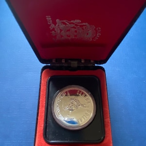 1975 Canada Dollar Coin Original Calgary Proof Canadian 1875-1975 Rodeo Box 11 Bg5