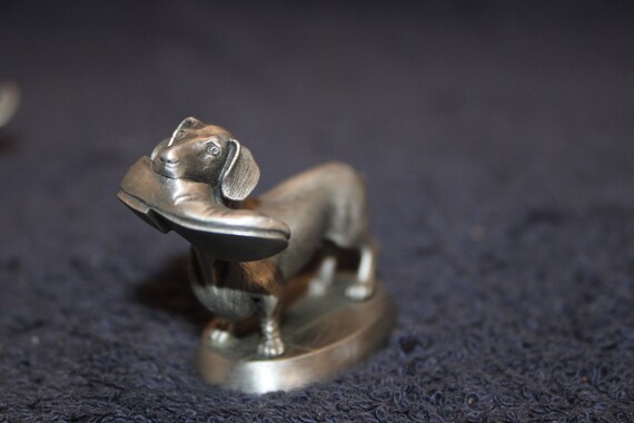 Choice: Little Gallery by Hallmark Pewter Weiner Dog Figurine OR