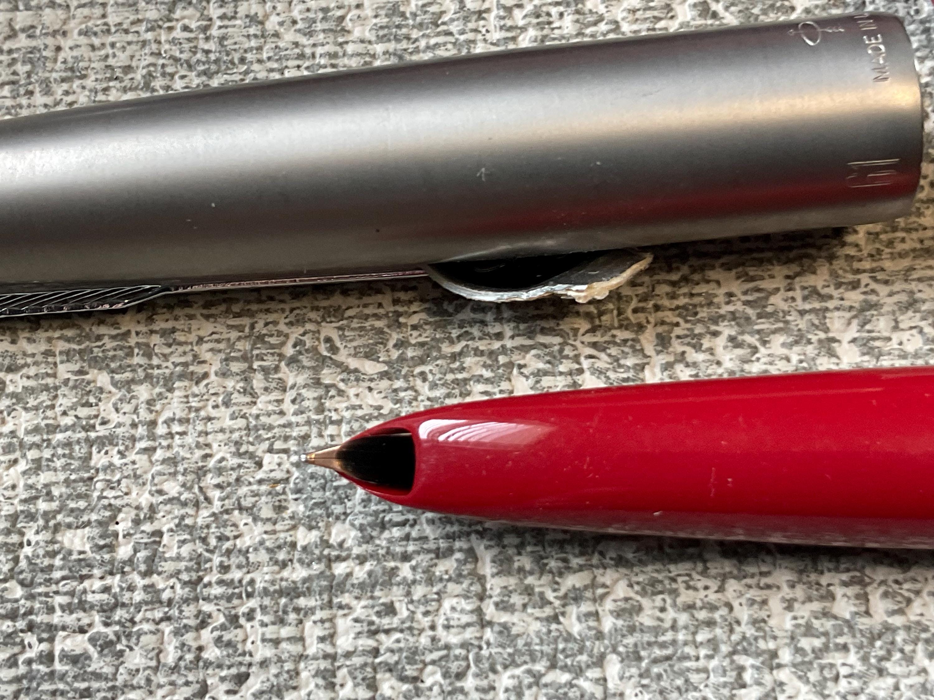 Vintage Red Parker 61 Fountain Pen & Pencil Set in Box P4-736 - Etsy
