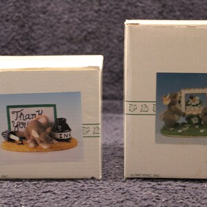 Choice : Fitz And Floyd Charming Tails Thank You Mouse Ink OR Fitz and Floyd Charming Tails Picture Perfect Figurine M#18-77/78