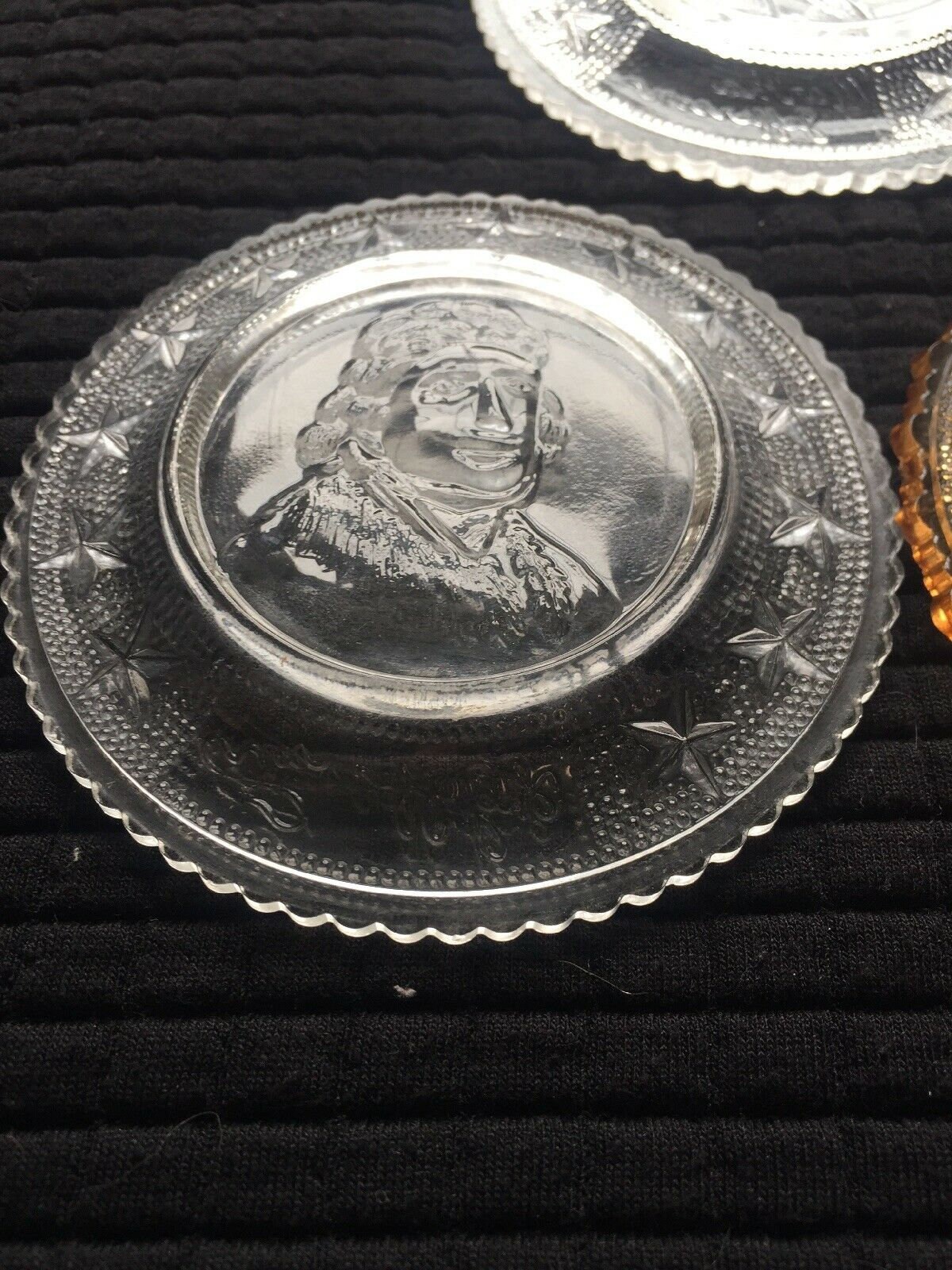 Set of 3 EAPG Sandwich Glass Cup Plate Martha &thomas Etsy